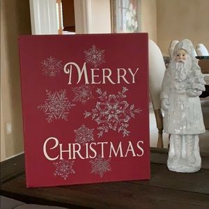 Wooden Merry Christmas Sign!